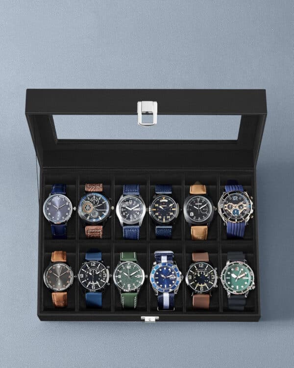 Organizator za sat, crni | Songmics - Image 4