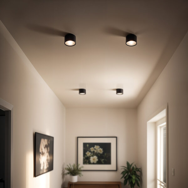Halogena LED stropna svjetiljka GX53, crna | 82mm - Image 8