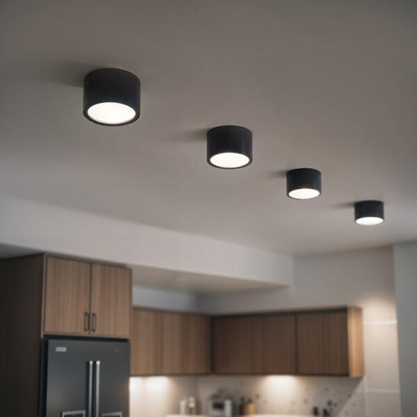 Halogena LED stropna svjetiljka GX53, crna | 82mm - Image 9