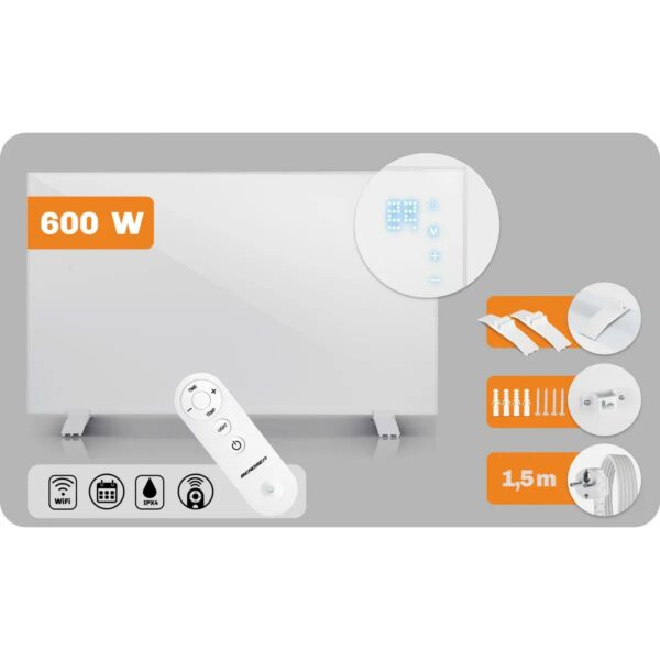 Infracrveni grijač BD-981, 600W, WiFi | Berdsen - Image 5