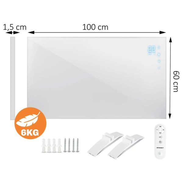Infracrveni grijač BD-981, 600W, WiFi | Berdsen - Image 4