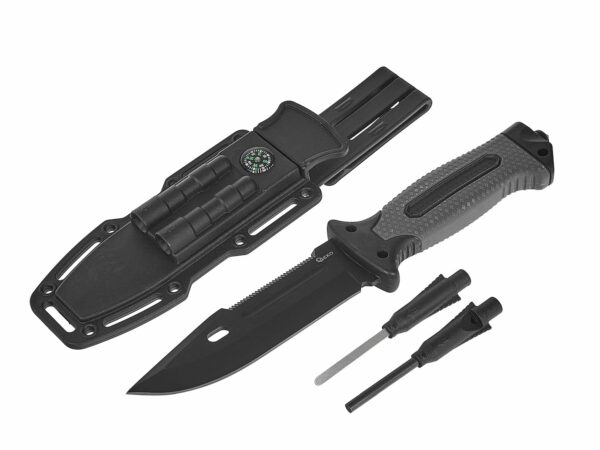 Taktički nož BLACK SURVIVAL SERIES, 275/135mm | GEKO - Image 2
