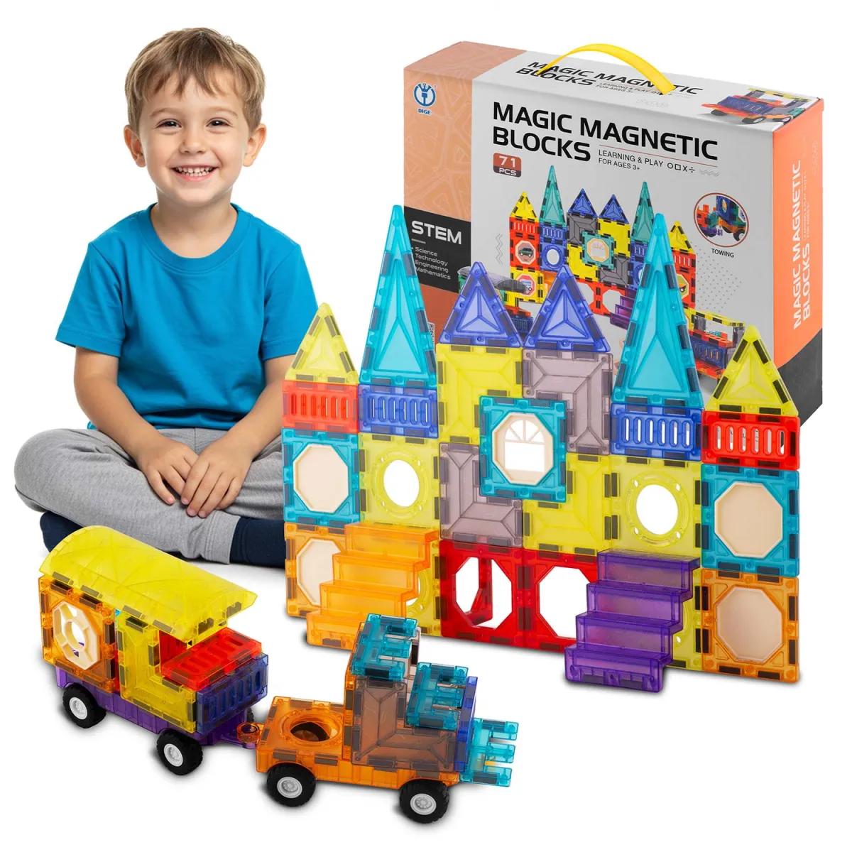 Magnetski set za gradnju RK-782, 71 komad | Ricokids