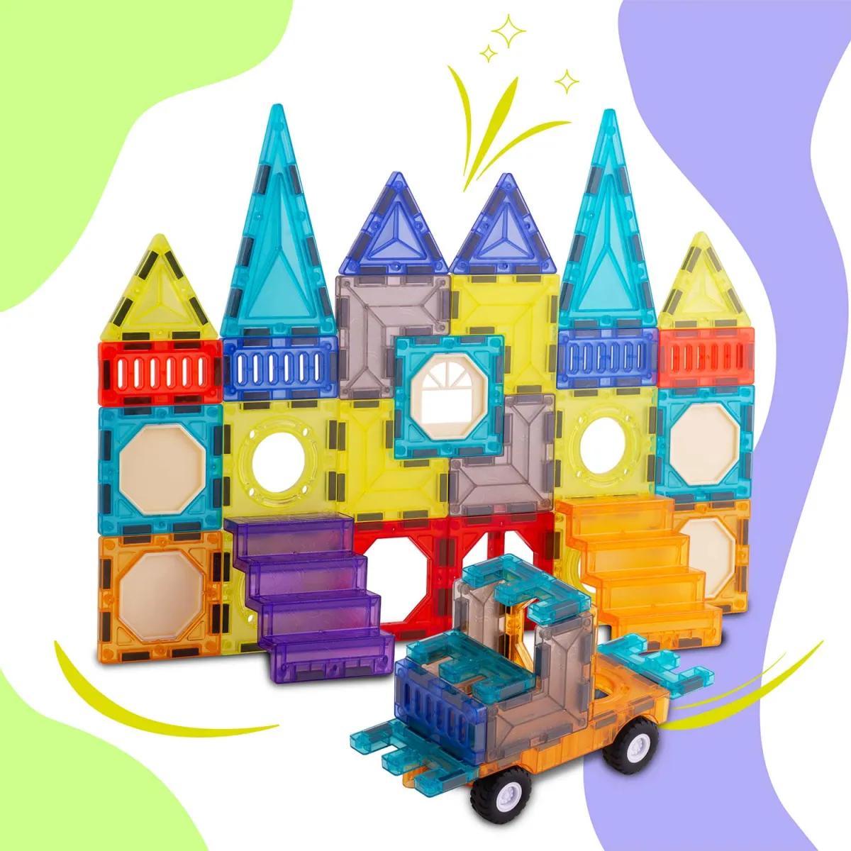 Magnetski set za gradnju RK-782, 71 komad | Ricokids - Image 3