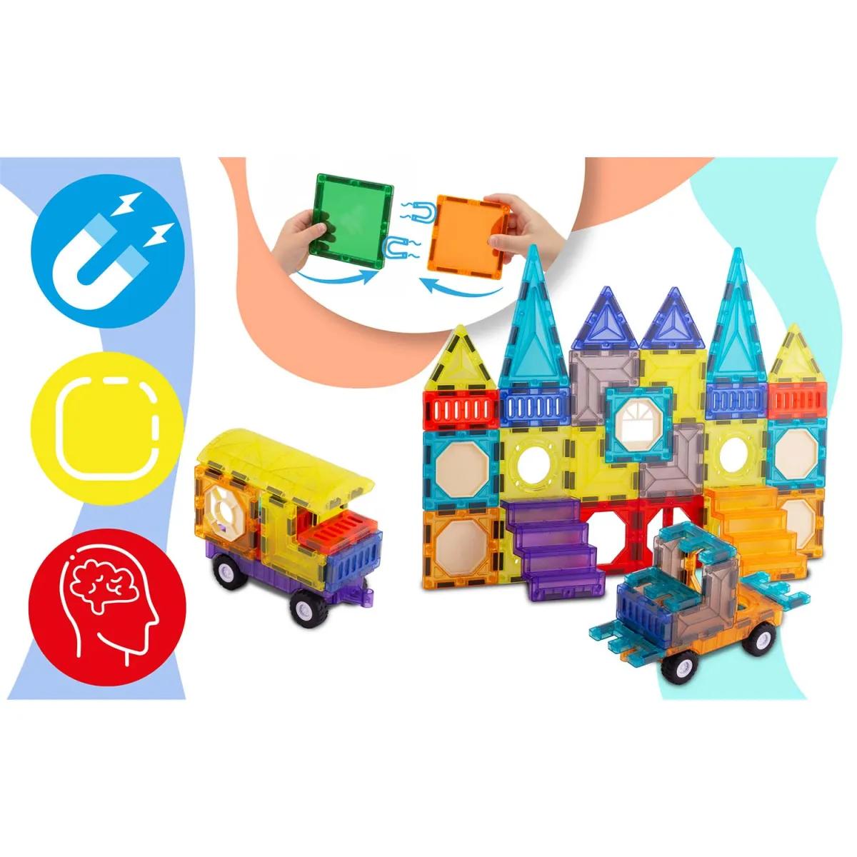 Magnetski set za gradnju RK-782, 71 komad | Ricokids - Image 4