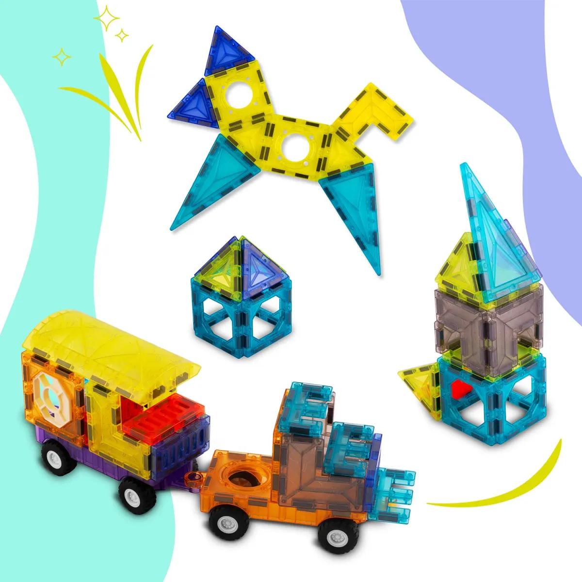 Magnetski set za gradnju RK-782, 71 komad | Ricokids - Image 6