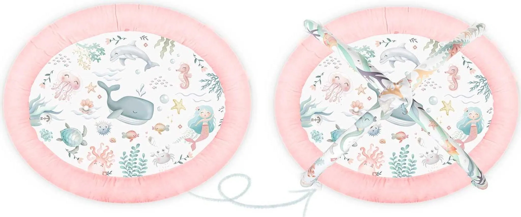 Interaktivna podloga za učenje, ocean, ružičasta | Nukido - Image 7