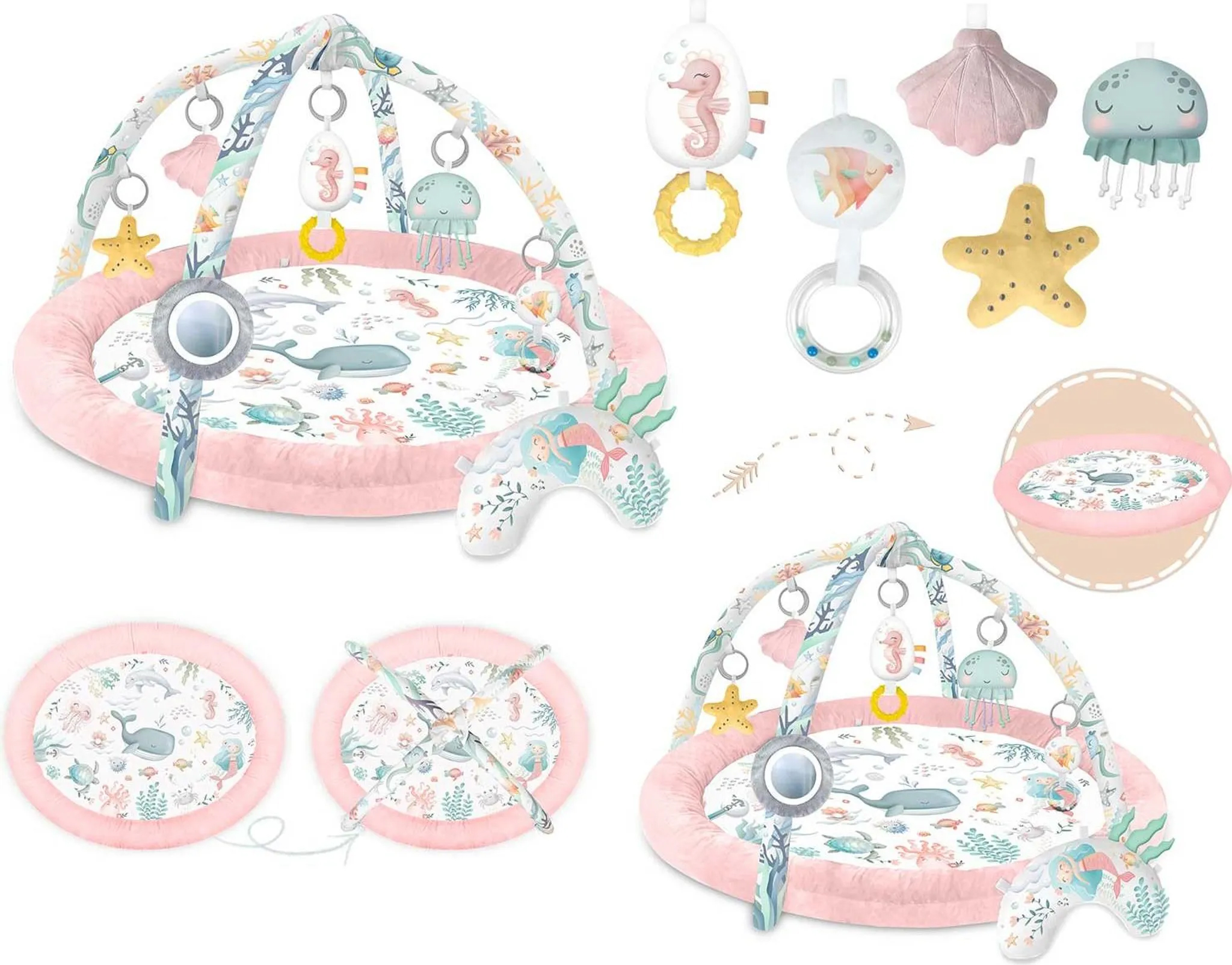 Interaktivna podloga za učenje, ocean, ružičasta | Nukido - Image 8