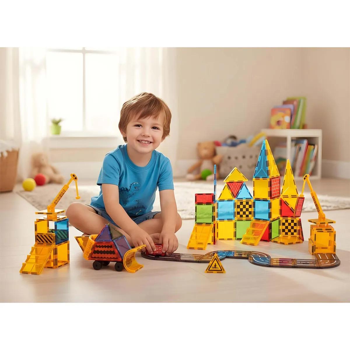 Magnetski set za gradnju RK-780, 90 dijelova, konstrukcija | Ricokids - Image 10