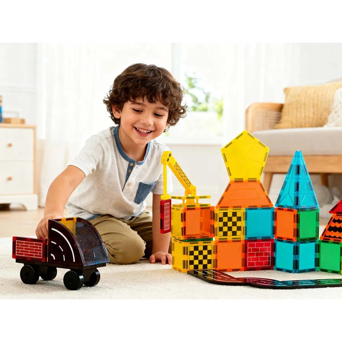 Magnetski set za gradnju RK-780, 90 dijelova, konstrukcija | Ricokids - Image 9