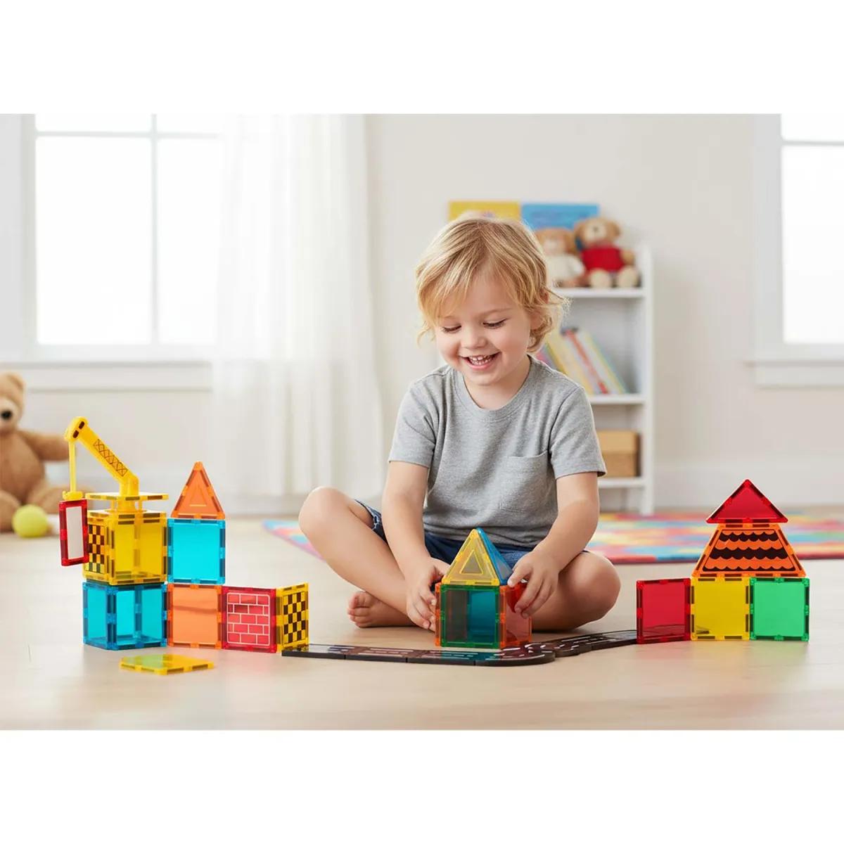 Magnetni set za gradnju RK-780, 72 dijela, konstrukcija | Ricokids - Image 10