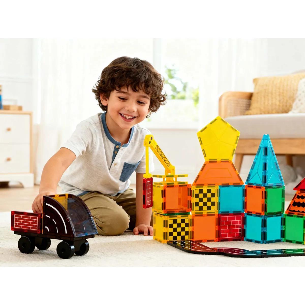 Magnetni set za gradnju RK-780, 72 dijela, konstrukcija | Ricokids - Image 11