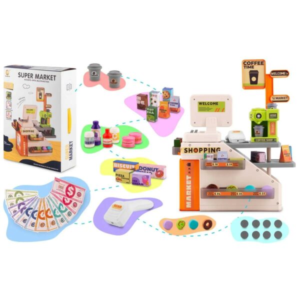 Interaktivna blagajna za djecu RK-822 | Ricokids - Image 9