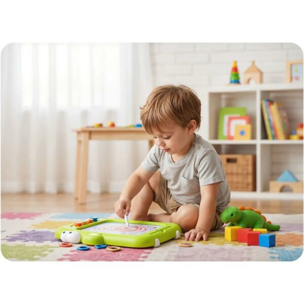 Dječja magnetska ploča za crtanje RK-823, zelena | Ricokids - Image 12