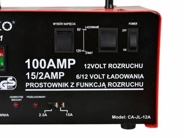 Auto punjač sa starterom, 100A, 6/12V | GEKO - Image 4