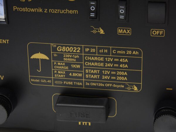 Auto punjač sa starterom, 200A, 12/24V | GEKO - Image 4