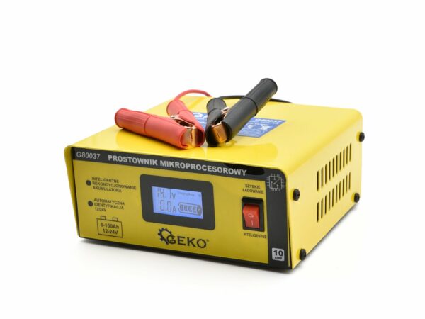 Punjač za automobilske akumulatore, mikroprocesor, 12/24V | GEKO