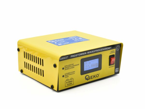 Punjač za automobilske akumulatore, mikroprocesor, 12/24V | GEKO - Image 3