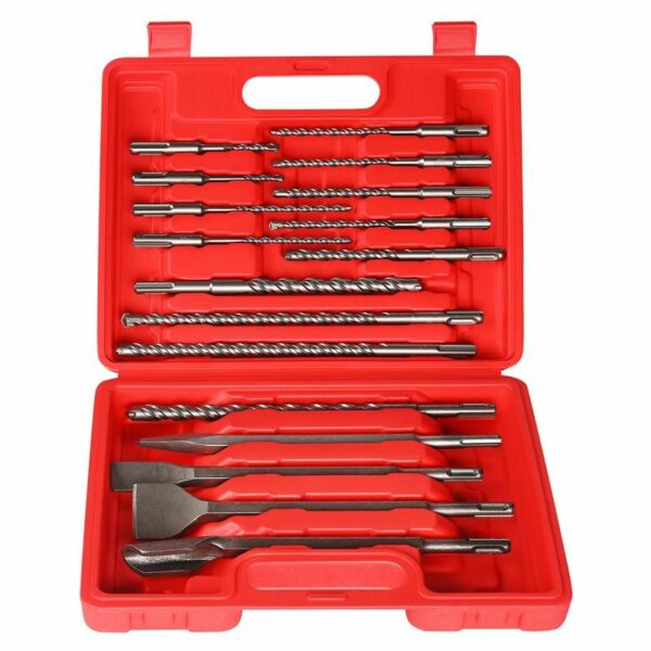 Set svrdla i dlijeta SDS+, 17 komada | KD10068 - Image 2