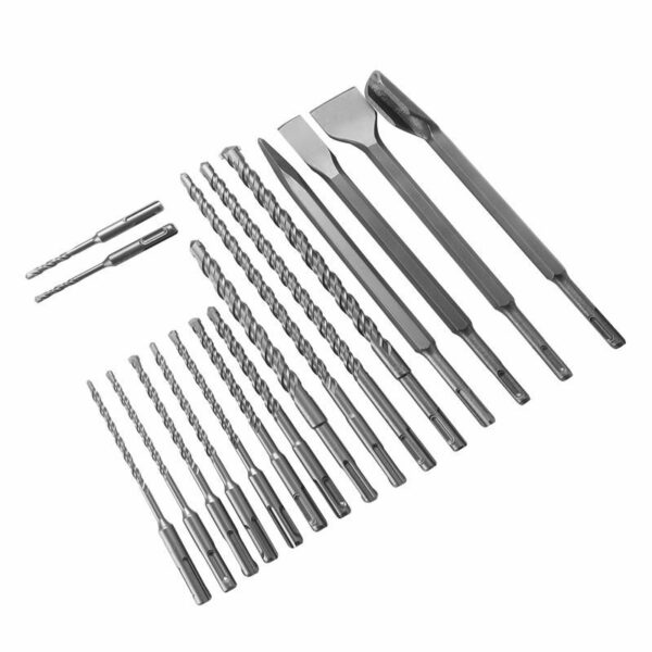 Set svrdla i dlijeta SDS+, 17 komada | KD10068 - Image 7