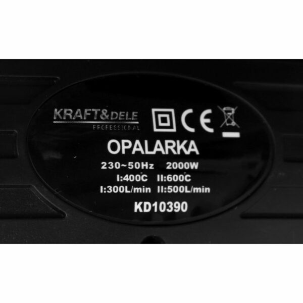 Električni toplinski pištolj, 2000 W | KD10390 - Image 12