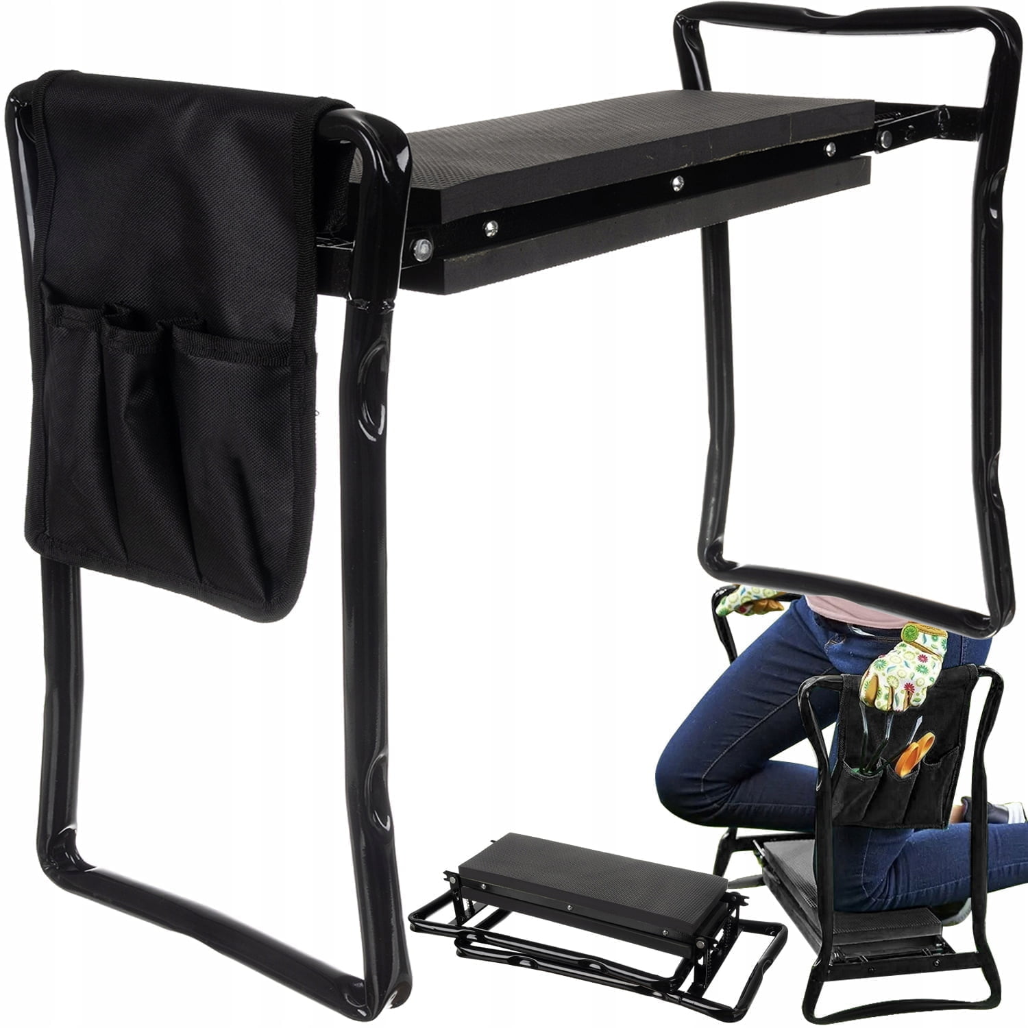 Radionička / vrtna stolica 2-u-1, sklopiva | KD10634