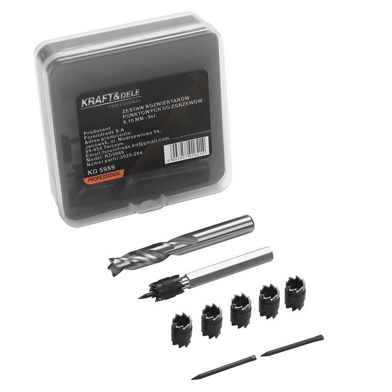 Set razvrtača za točkasto zavarivanje, 9 komada | KD5989 - Image 2