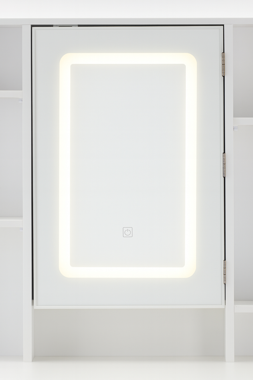 Toaletni stolić s LED rasvjetom | bijela - Image 4