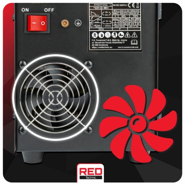 Inverterski aparat za zavarivanje MIGOMAT RTMSTF0152 | RED TECHNIC - Image 11