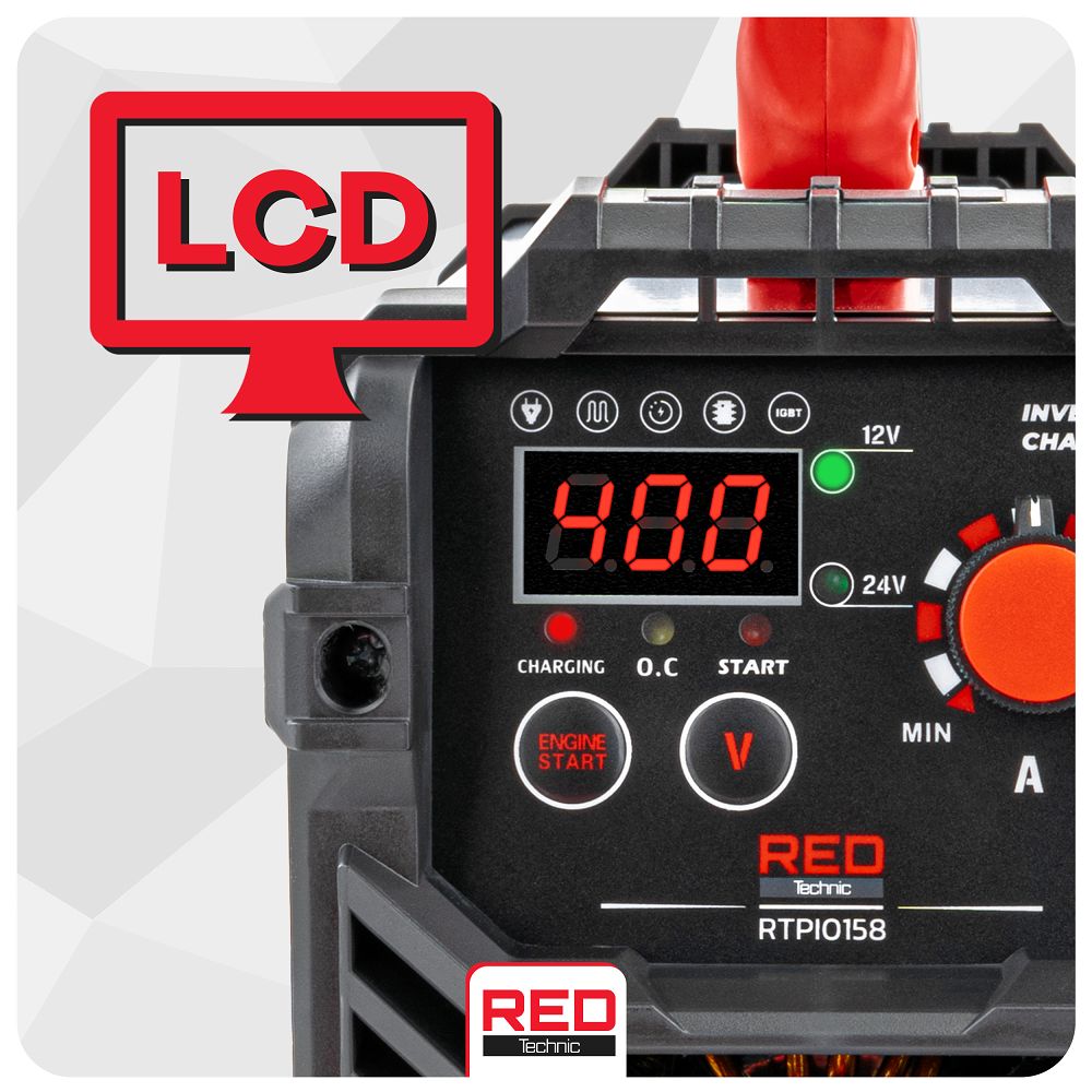 Inverterski punjač automobilskih akumulatora, RTPI0168, 4,85 kW | RED TECHNIC - Image 15