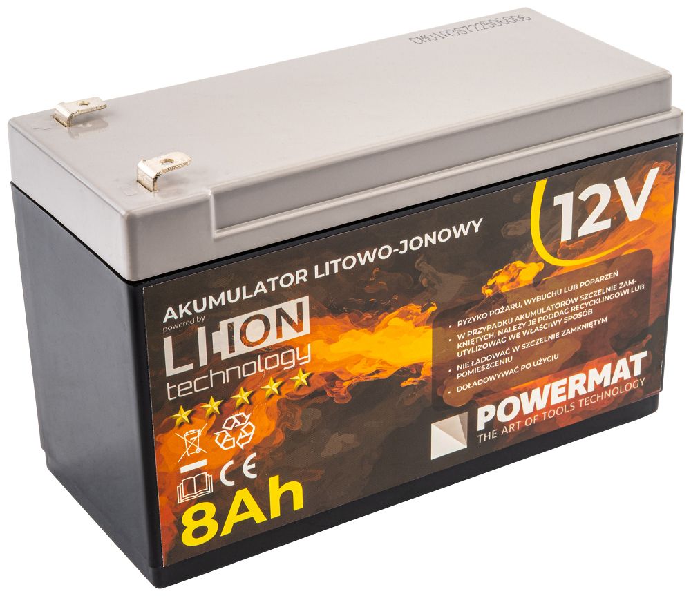 Litij-ionska baterija, 12AH, 12V | PM-AKLJ-12V8AM