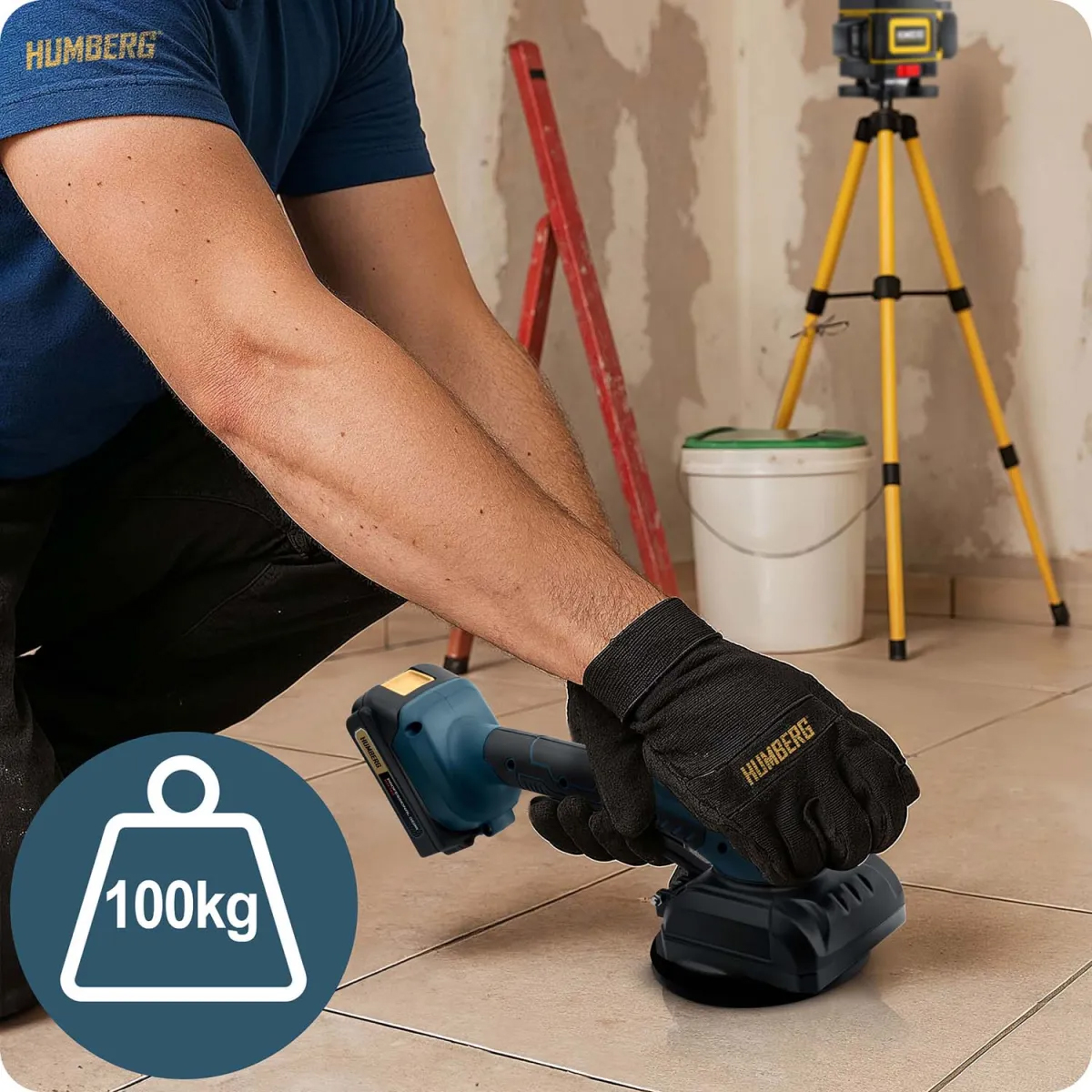 Vibracijska vakuumska usisna čašica za pločice HM-160, 100kg | Humberg - Image 13