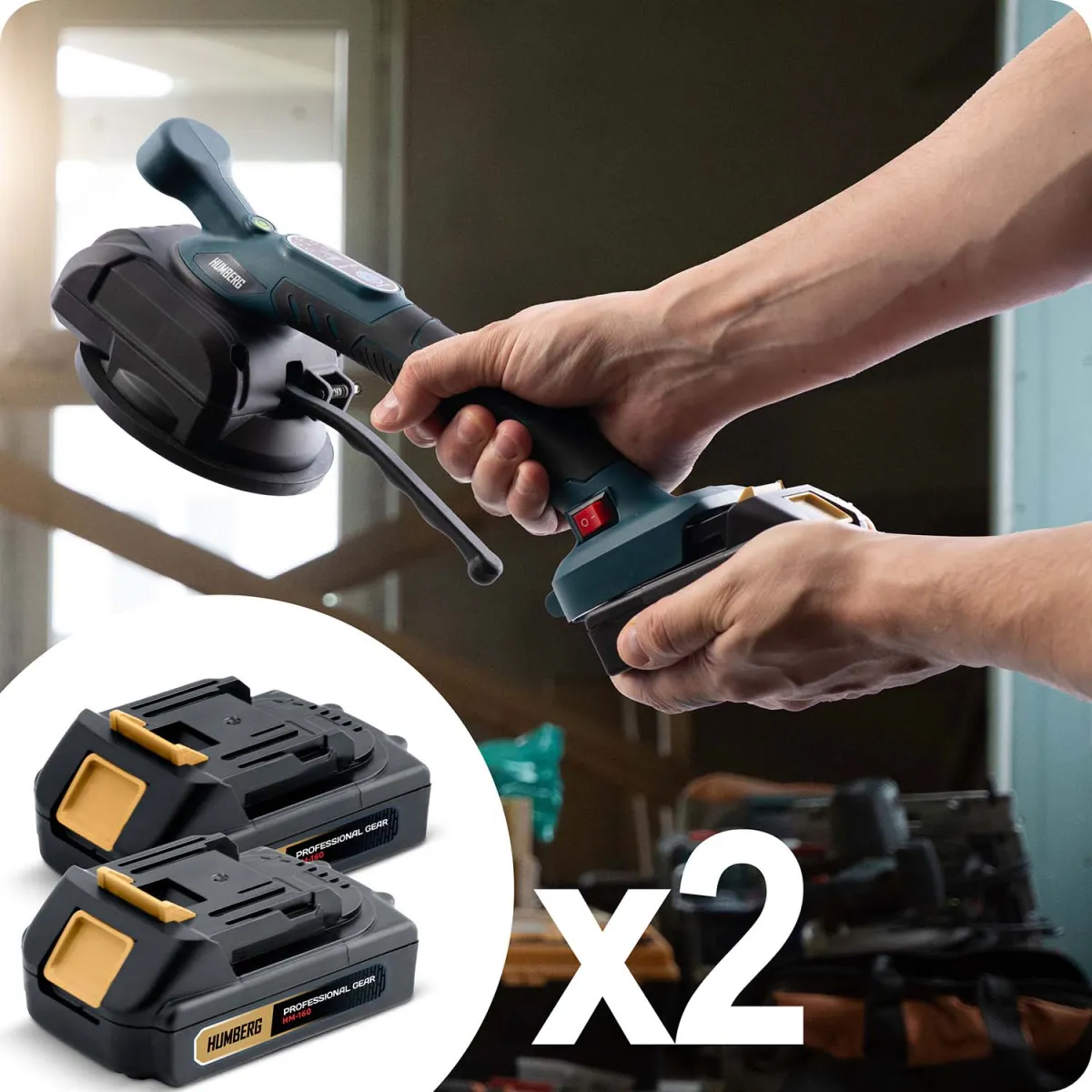 Vibracijska vakuumska usisna čašica za pločice HM-160, 100kg | Humberg - Image 16