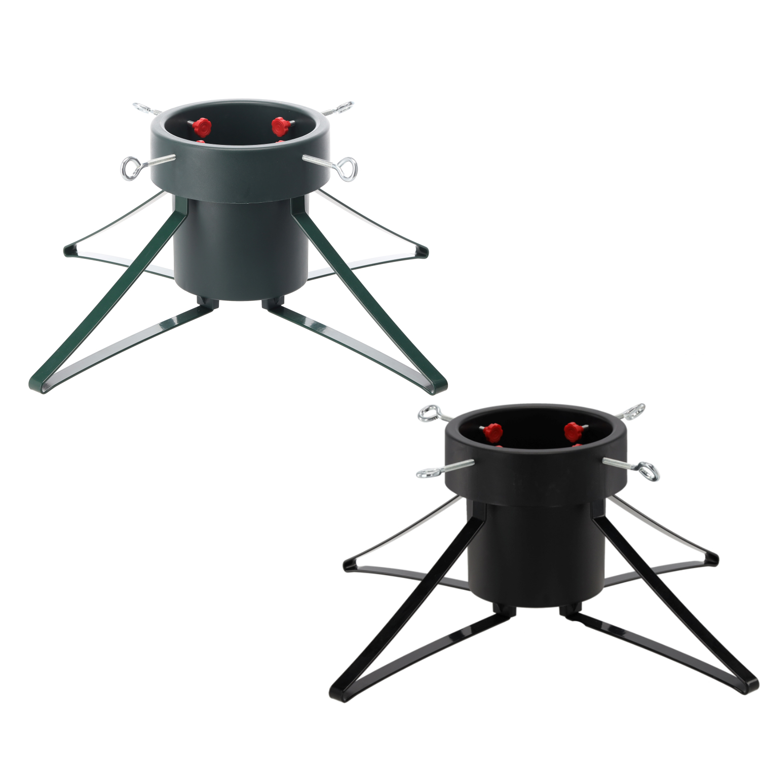 Stalak za drvce, 5-12 cm | crno/zeleno