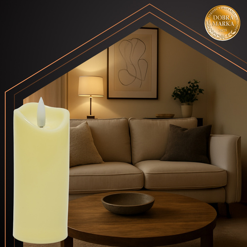 LED svijeća, 12,5x5cm | Ruhhy - Image 6