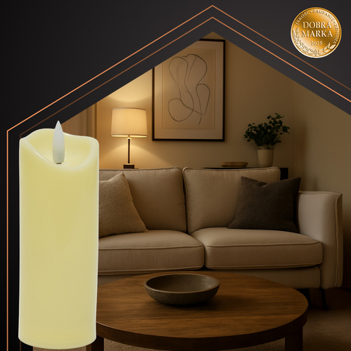 LED svijeća, 15x5cm | Ruhhy - Image 6
