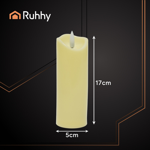 LED svijeća, 17x5cm | Ruhhy - Image 2