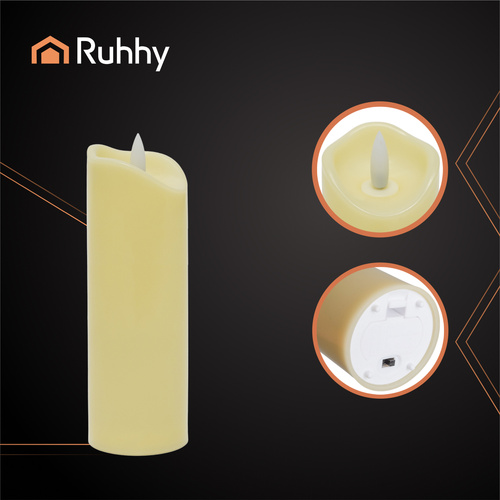 LED svijeća, 17x5cm | Ruhhy - Image 3
