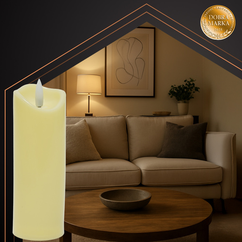 LED svijeća, 17x5cm | Ruhhy - Image 6