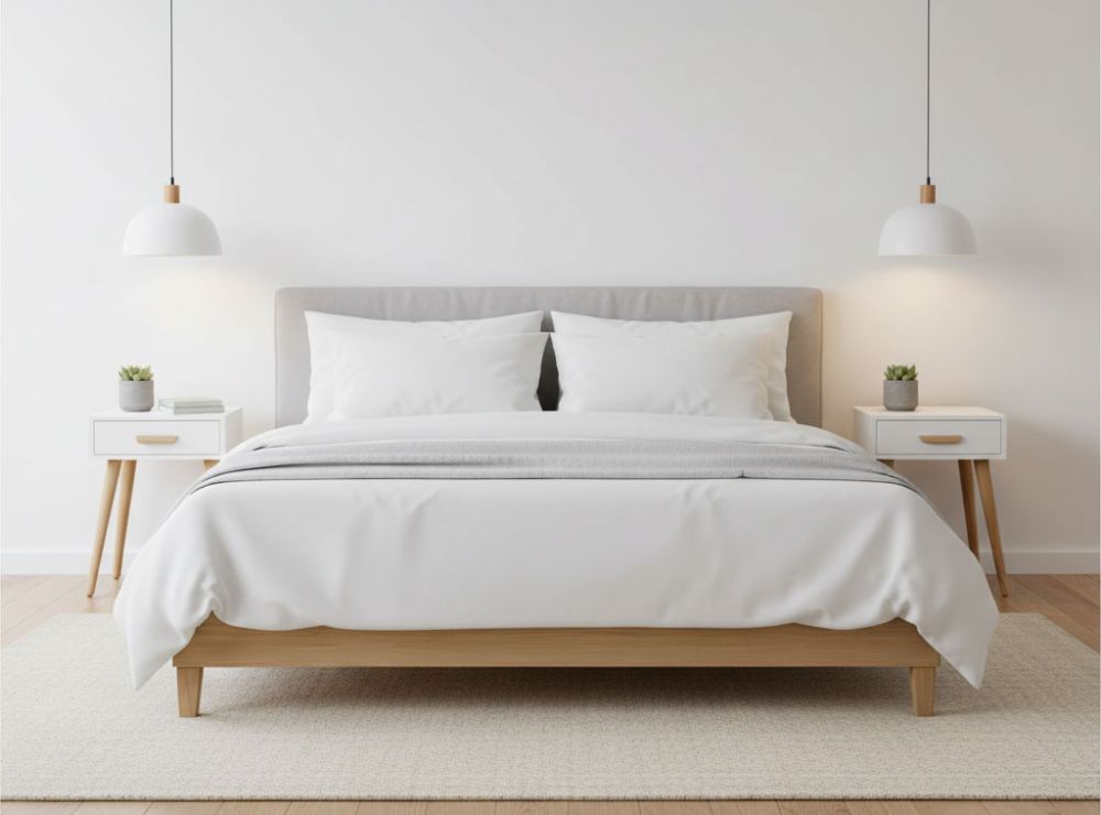 Set od 2 noćna ormarića, bijeli | ModernHome - Image 10