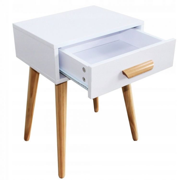 Set od 2 noćna ormarića, bijeli | ModernHome - Image 4