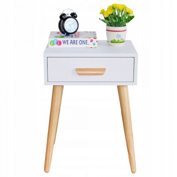 Set od 2 noćna ormarića, bijeli | ModernHome - Image 6