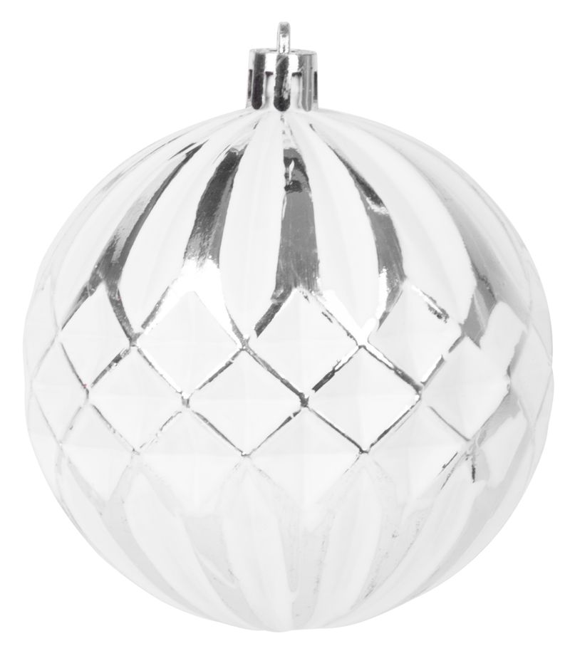 Božićni ukrasi, 31 kom, bijelo-srebrni | MagicHome - Image 4