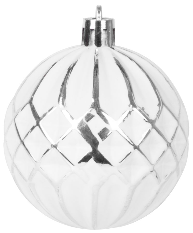 Božićni ukrasi, 31 kom, bijelo-srebrni | MagicHome - Image 5