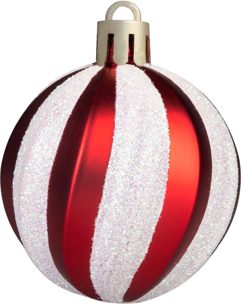 Božićni ukrasi, 39 kom, crveno-bijeli | MagicHome - Image 9