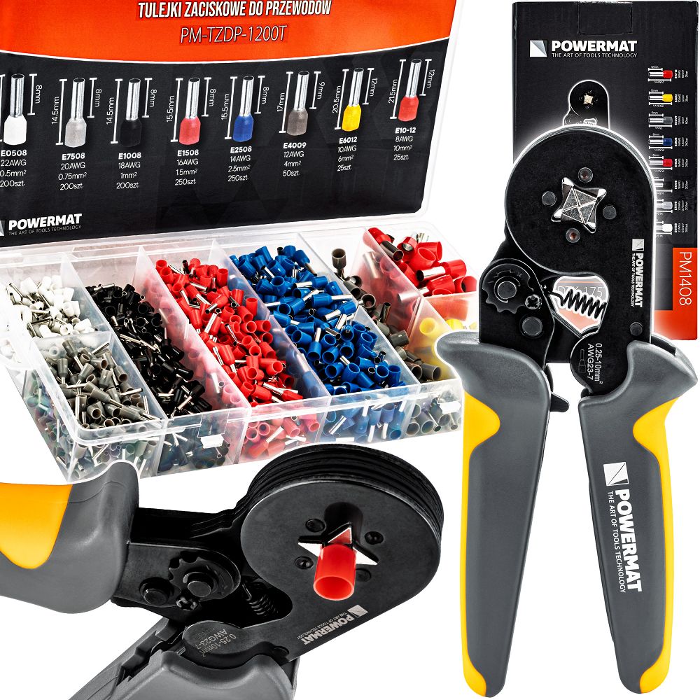 Kliješta za krimpovanje s priborom | PM-ZDTK-175T