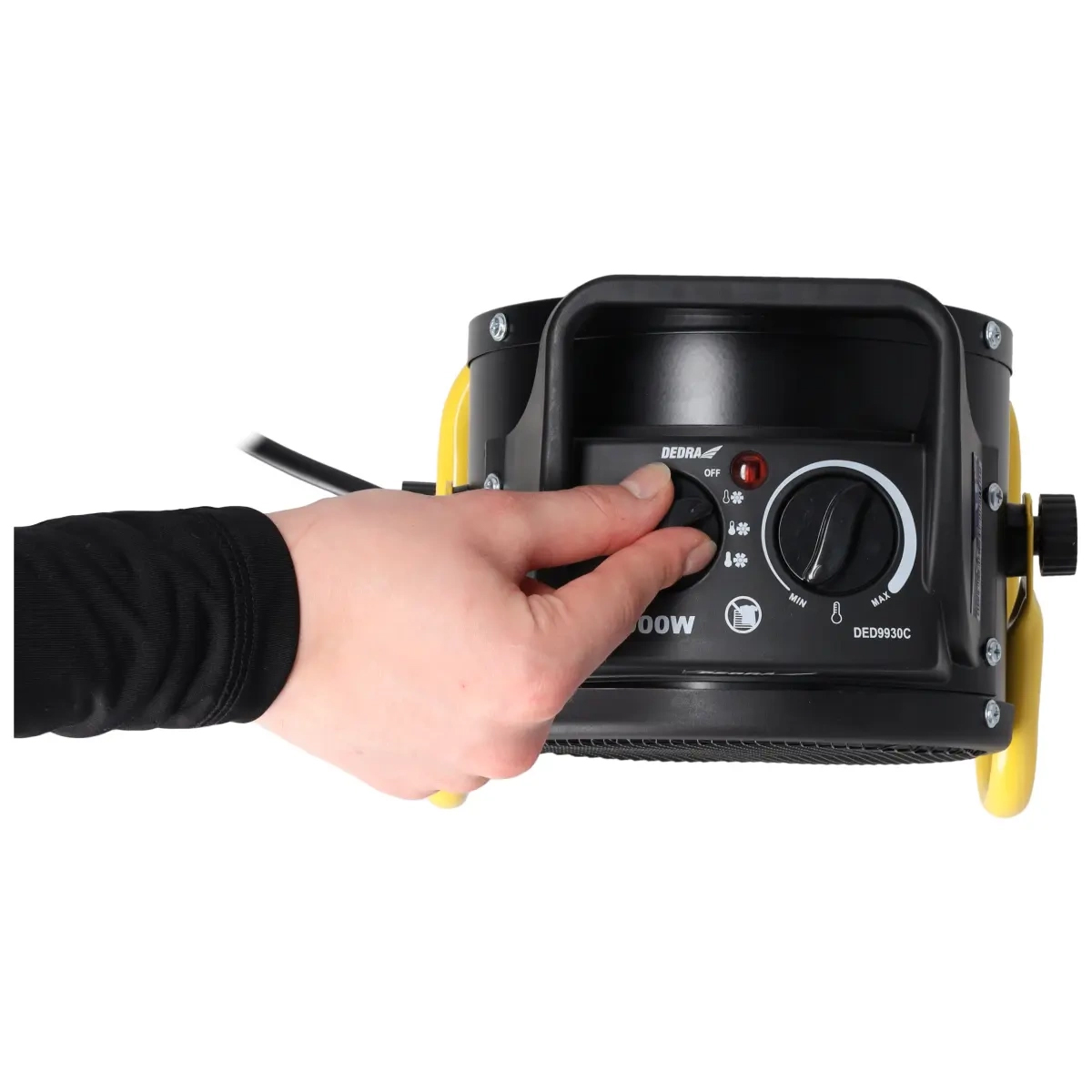 Električni grijač PTC, 2kW, okrugli | DEDRA - Image 13