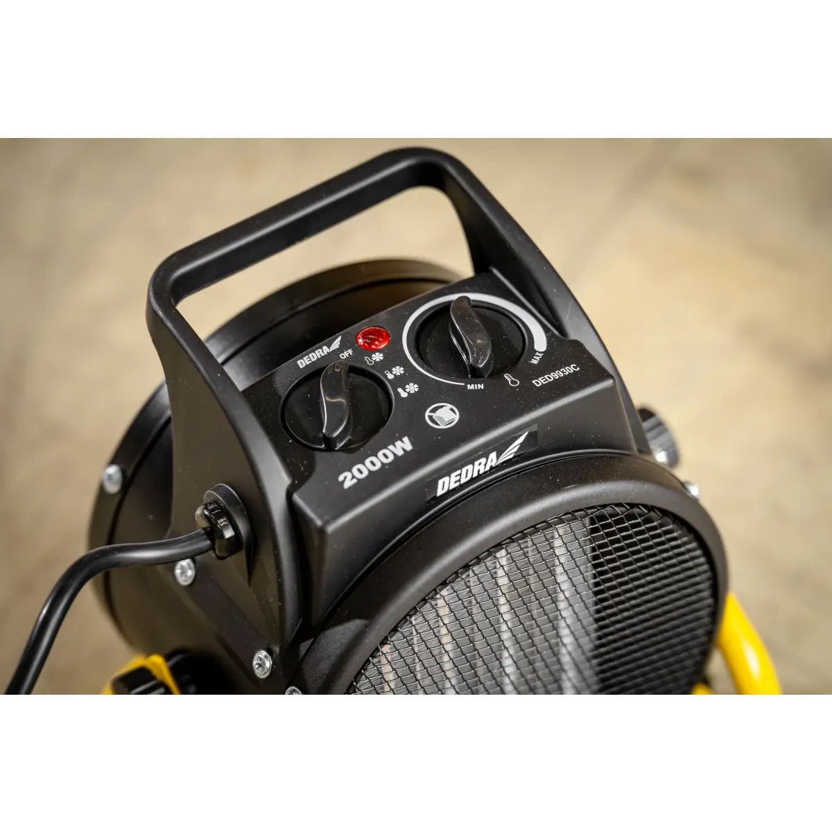 Električni grijač PTC, 2kW, okrugli | DEDRA - Image 18