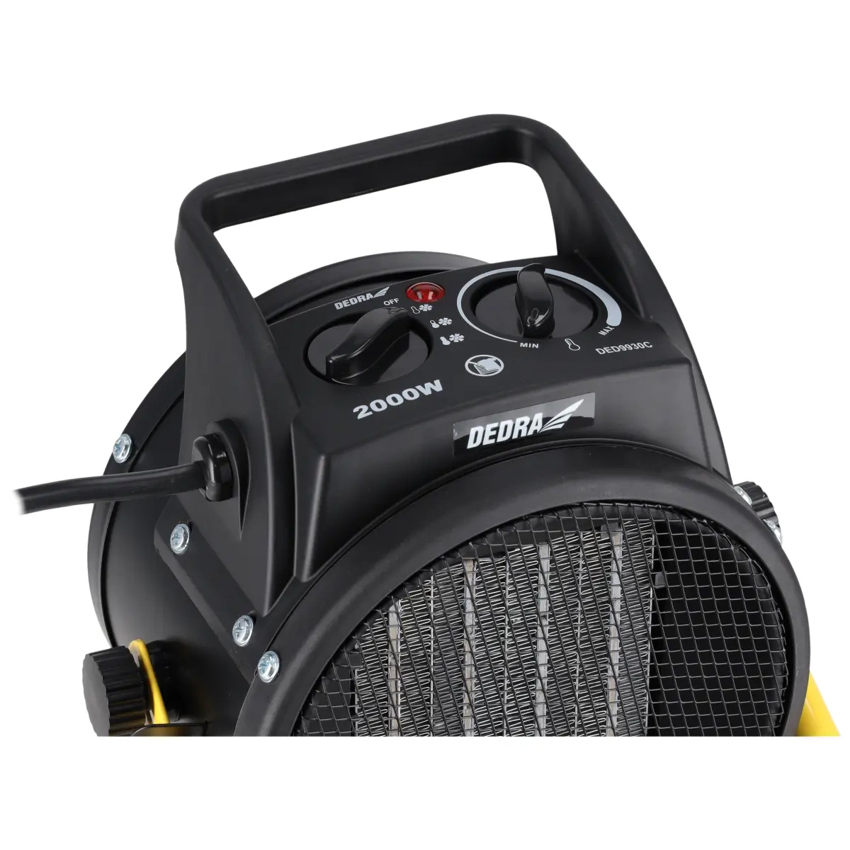 Električni grijač PTC, 2kW, okrugli | DEDRA - Image 8