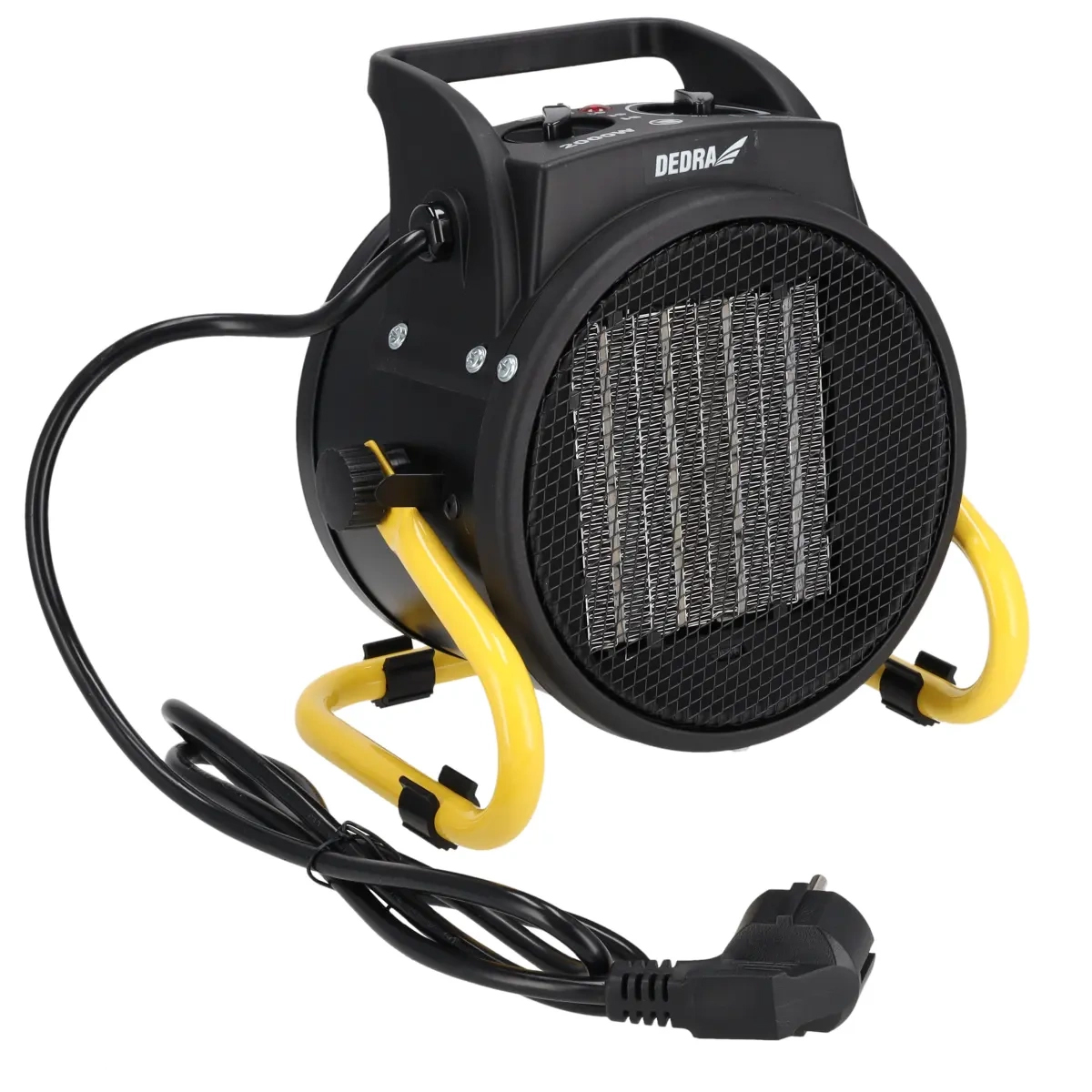 Električni grijač PTC, 2kW, okrugli | DEDRA - Image 9